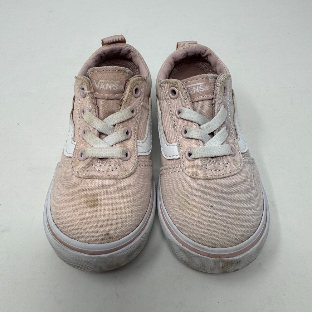 Vans Old Skool Toddler Sneakers Low Top Pink Girls Toddler Size 6